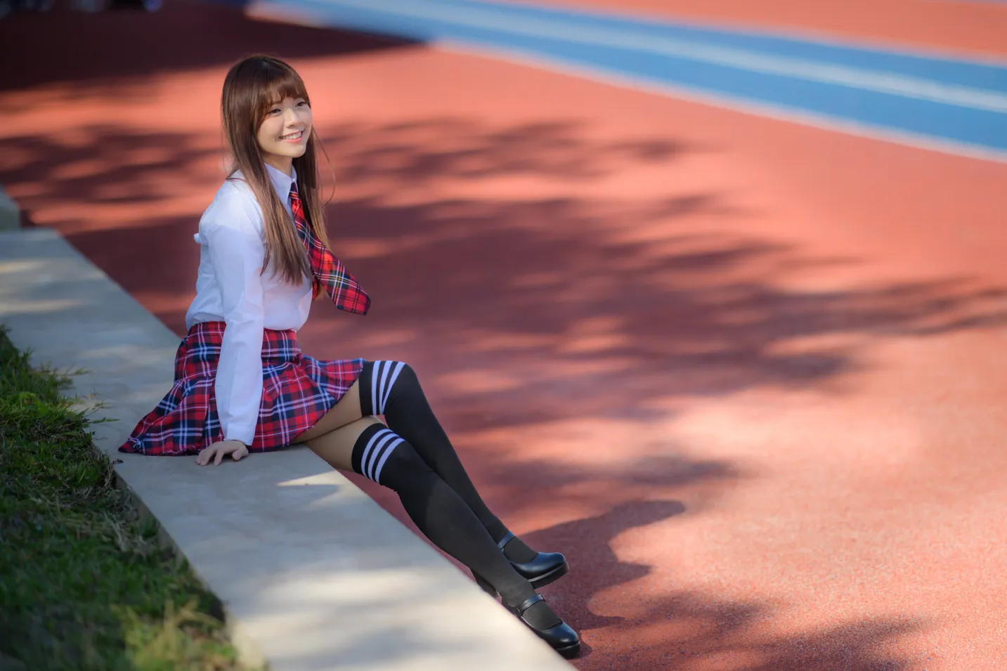 [Mzsock] NO.233 Student uniform high heels street photography#[105P]-77