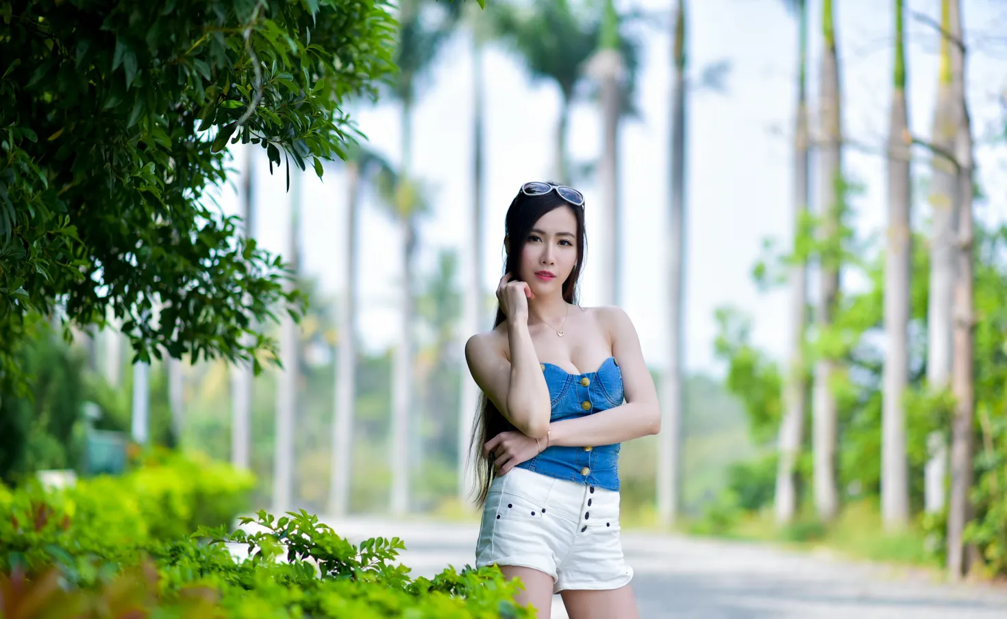 [Mzsock] NO.181 Yanxi off-shoulder shorts, boots and beautiful legs street photography#[71P]-5